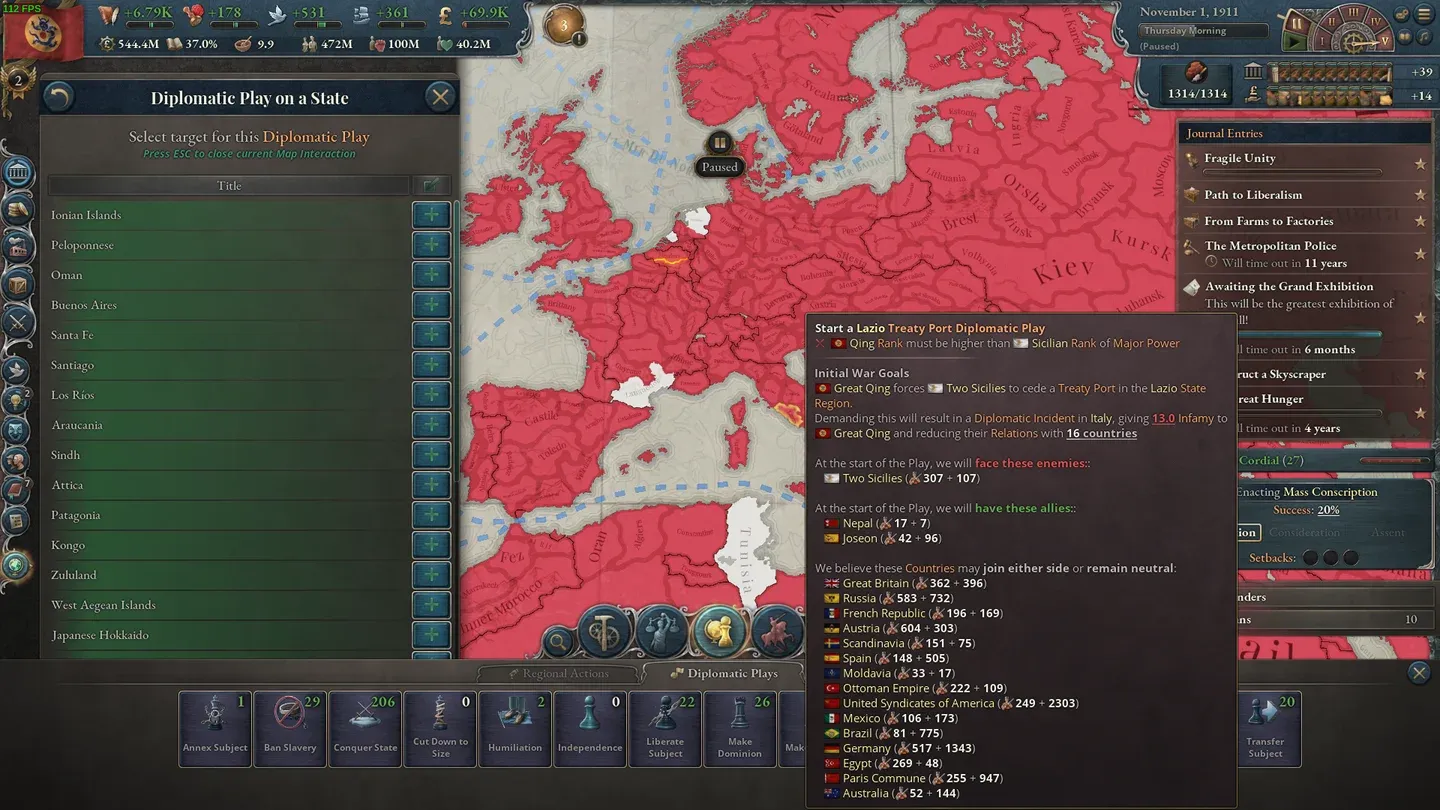 Diplomatic plays need a credible navy