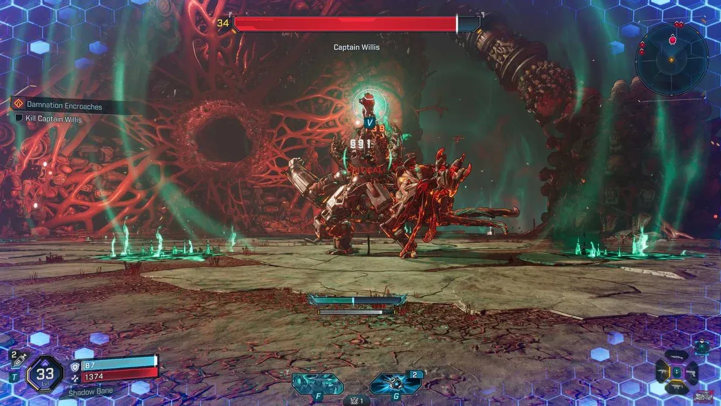 Captain Willis arena portal
