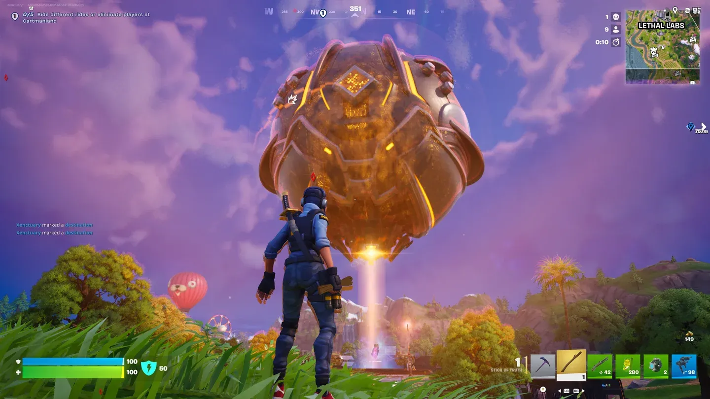 Dark Voyager Sidekick in locker