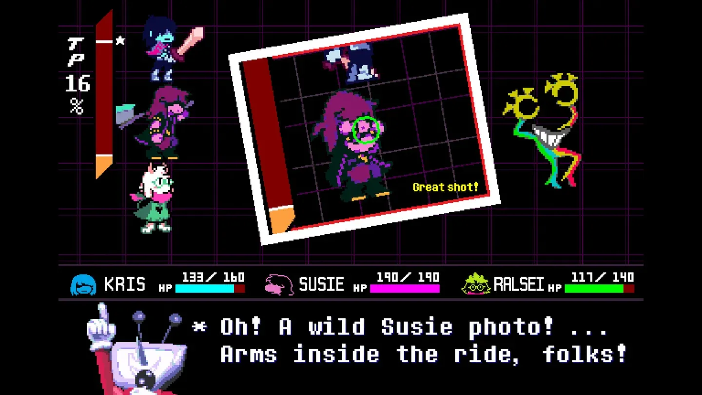 Deltarune chapter select screen
