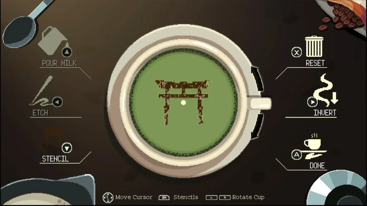 Latte art stencil tool