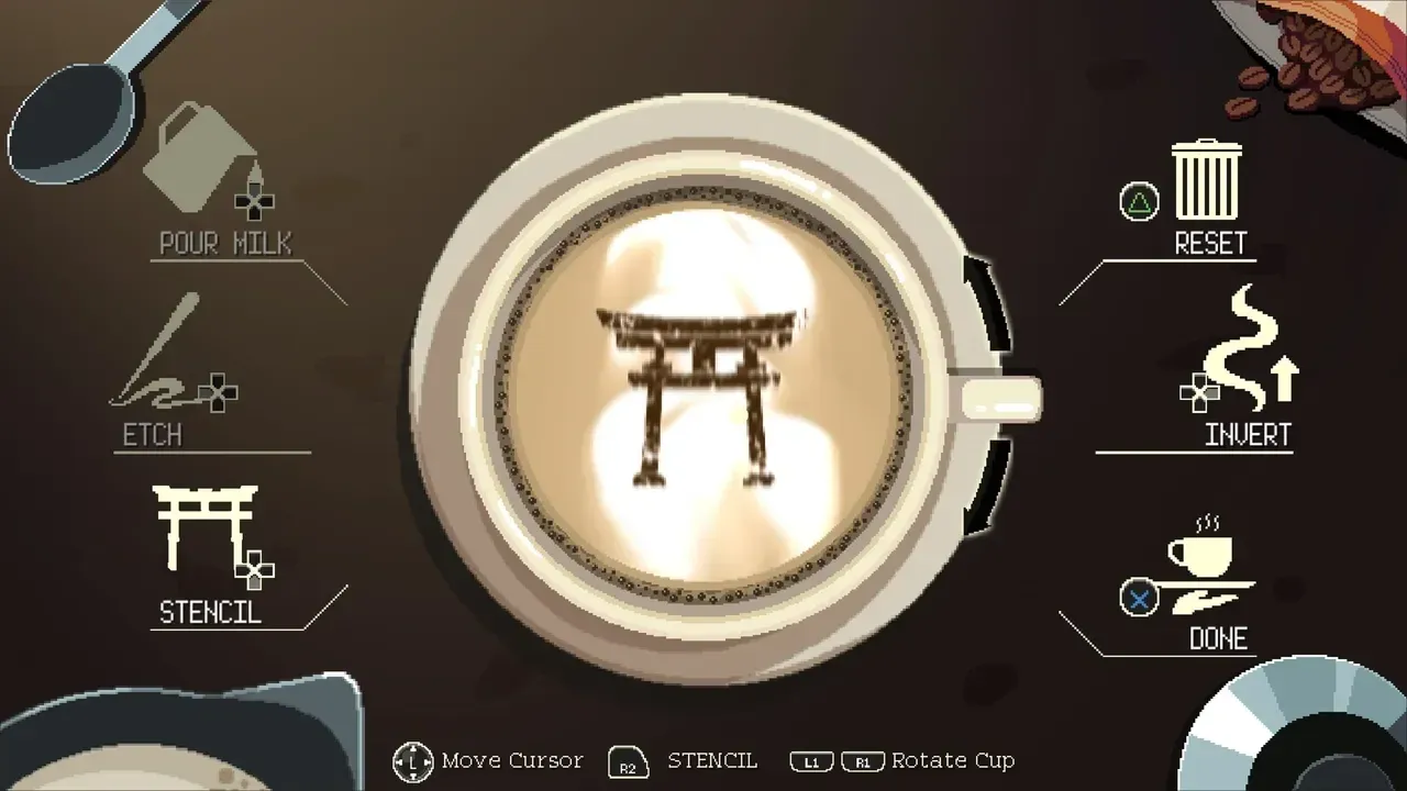 Latte art unlocks two achievements