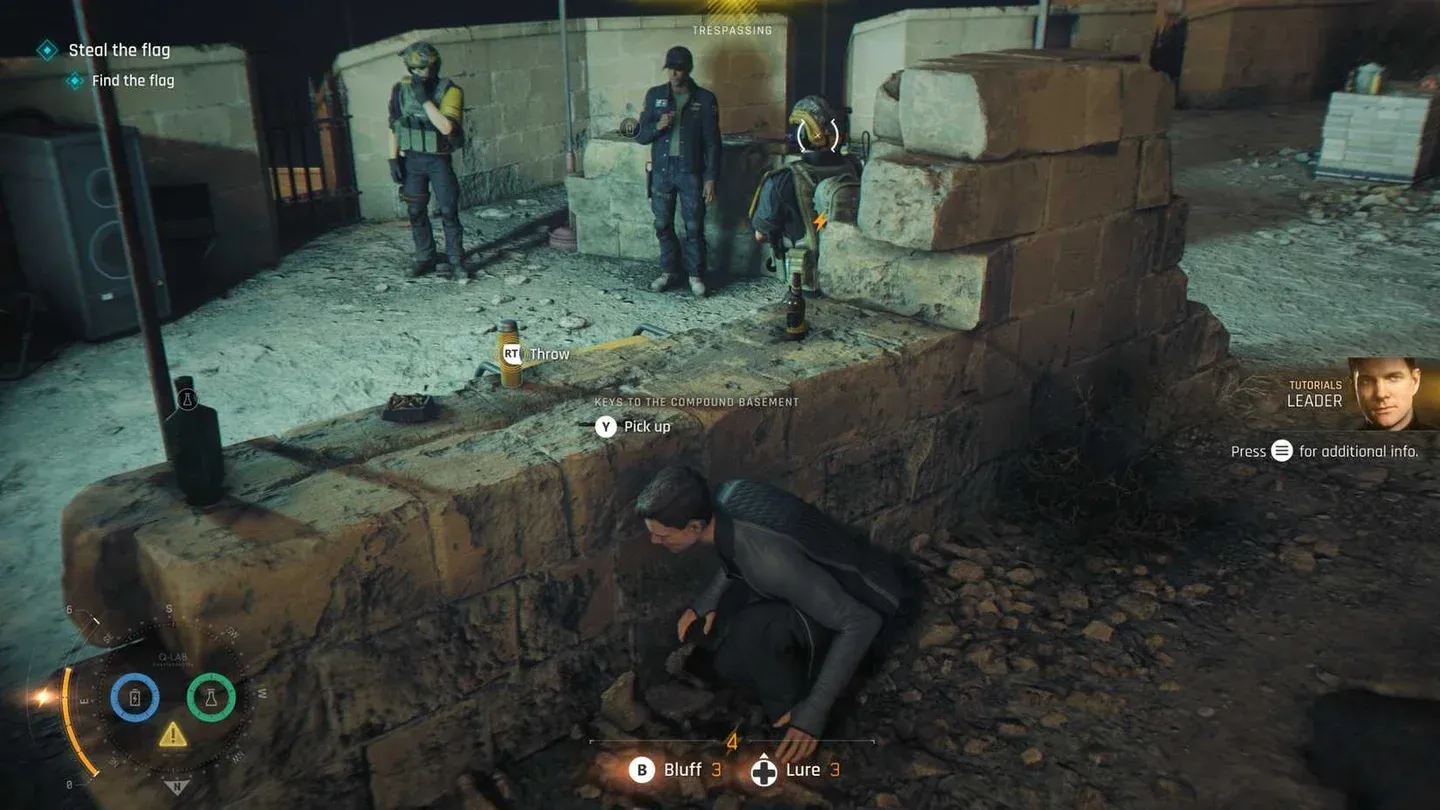 Key location on left wall