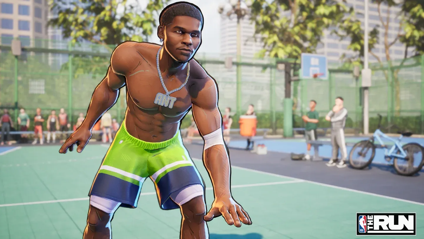 Advanced dunk in action