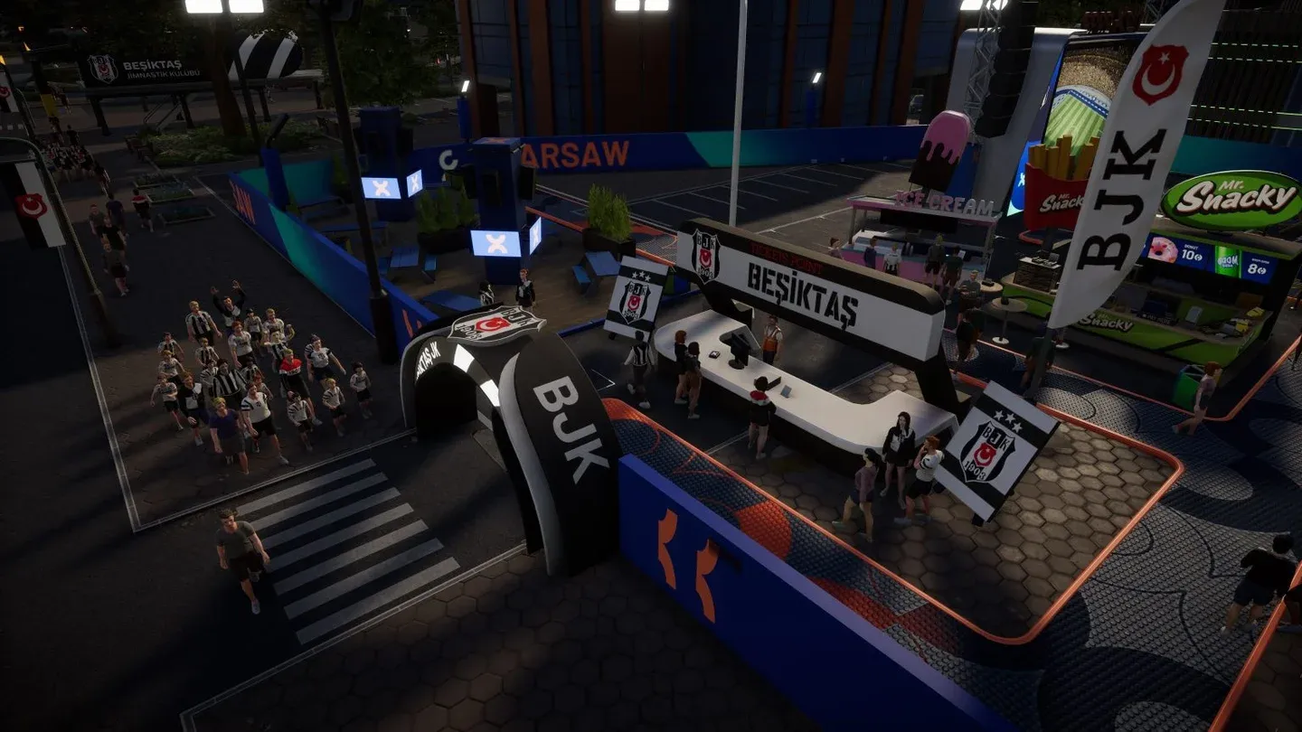 Stadium stand assignment screen