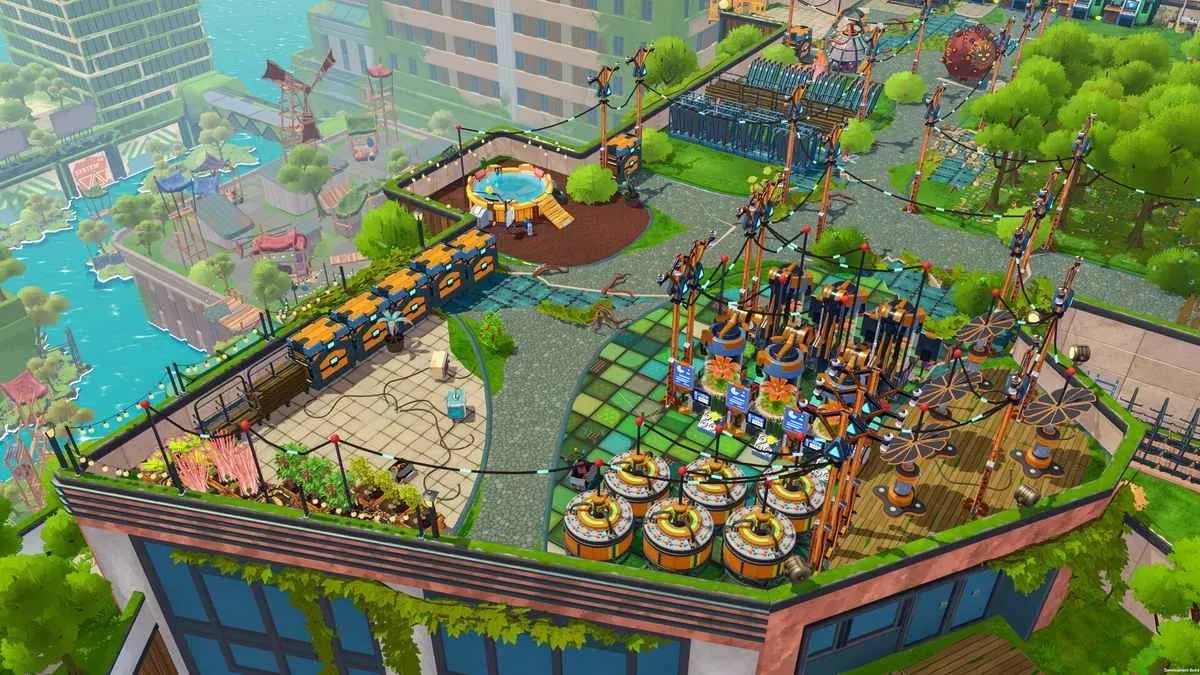 Rooftop farm setup overview