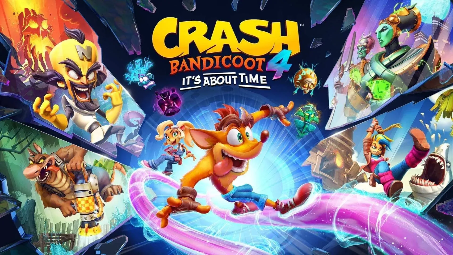 Crash Bandicoot 4: It's About Time Banner