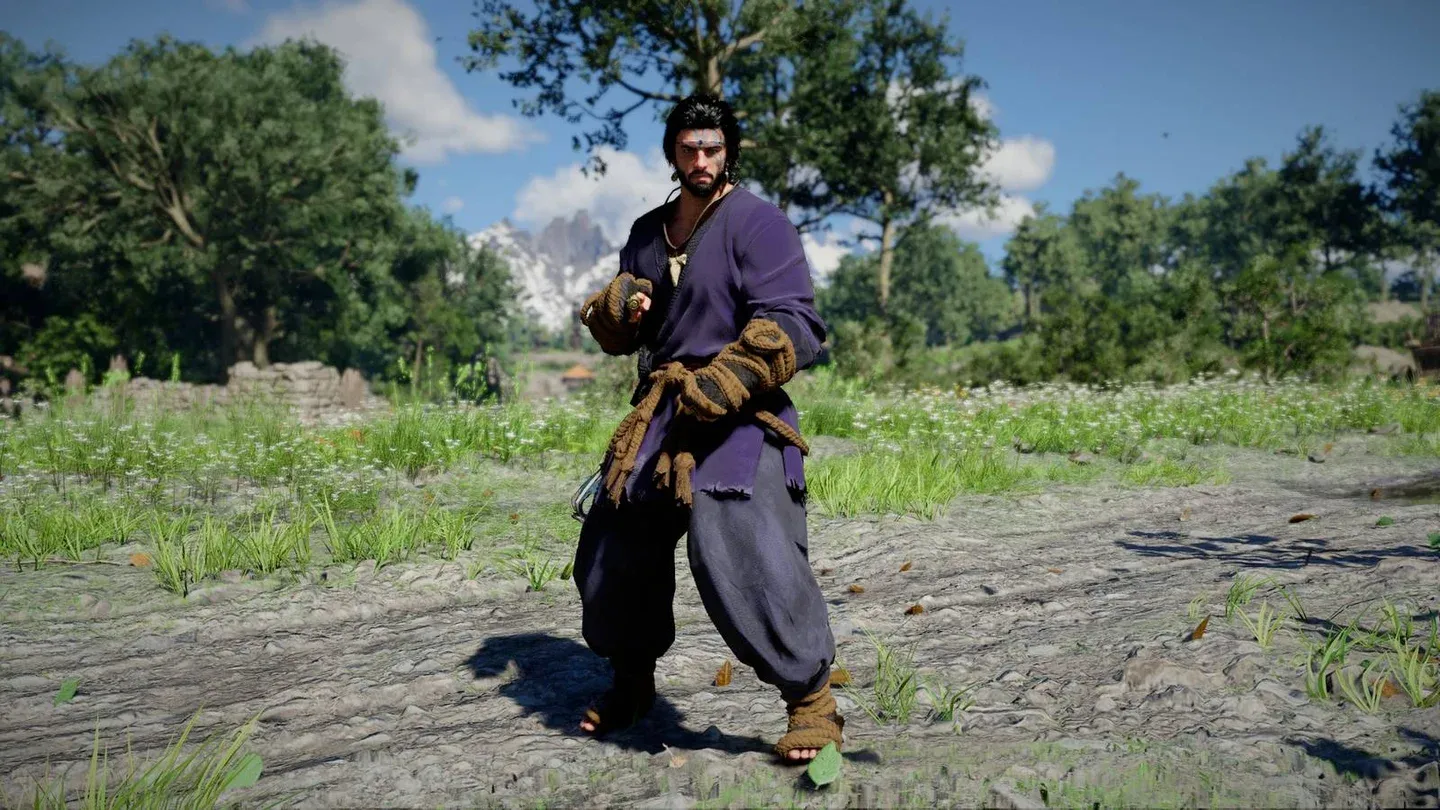 Full Martial Monk outfit set