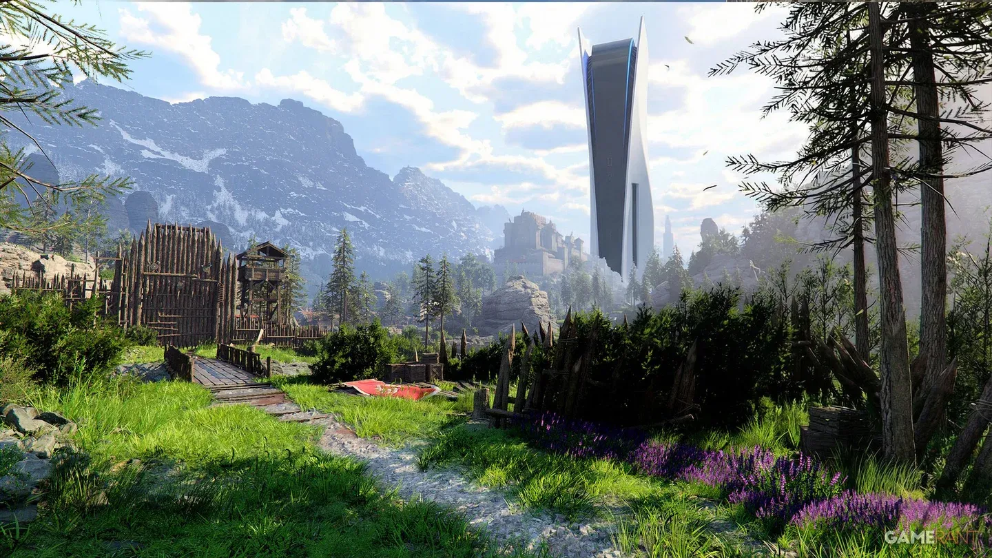 Pywel's five explorable regions