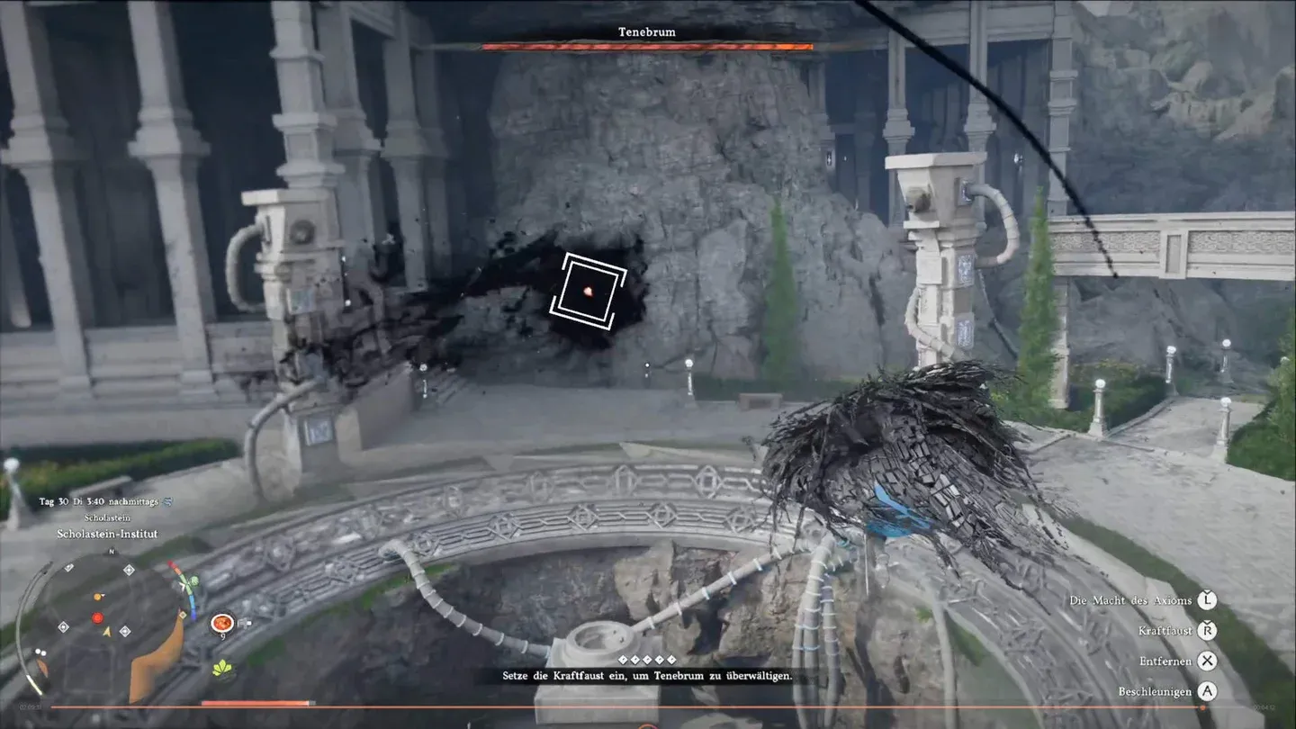 Tenebrum aerial boss fight