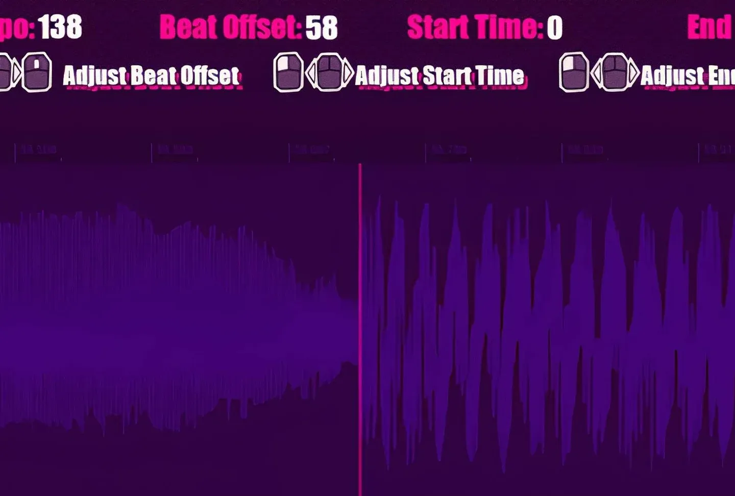 Beat Offset aligned to waveform