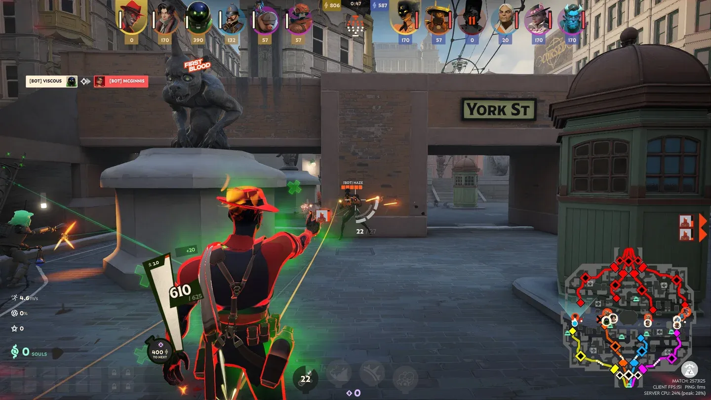 Haze precision damage in action