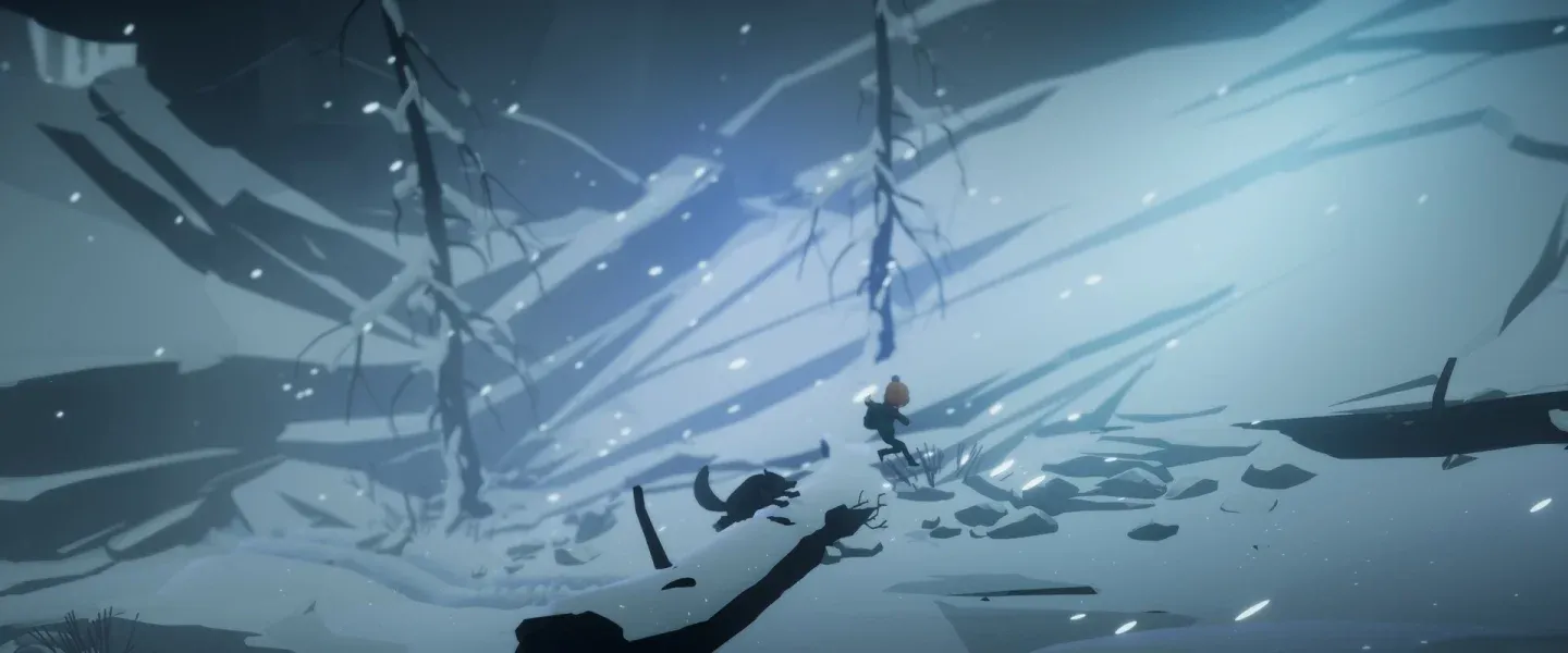 The blizzard wolf chase