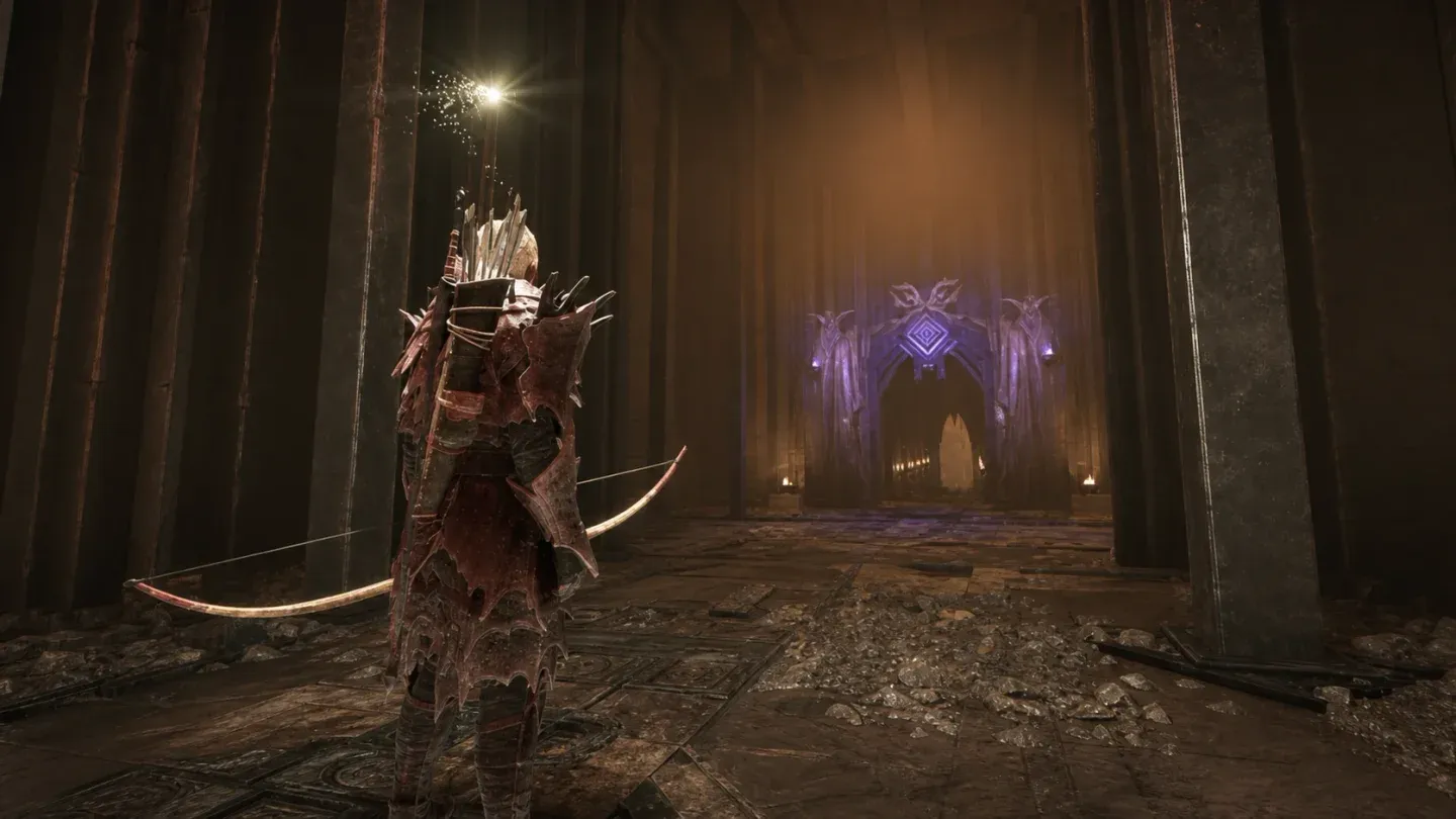 Lava platform below Uriziel chamber