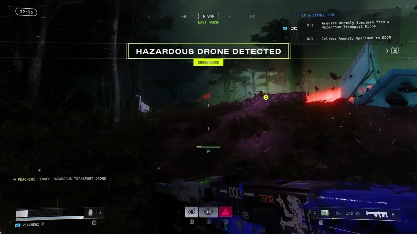 Drone location on map