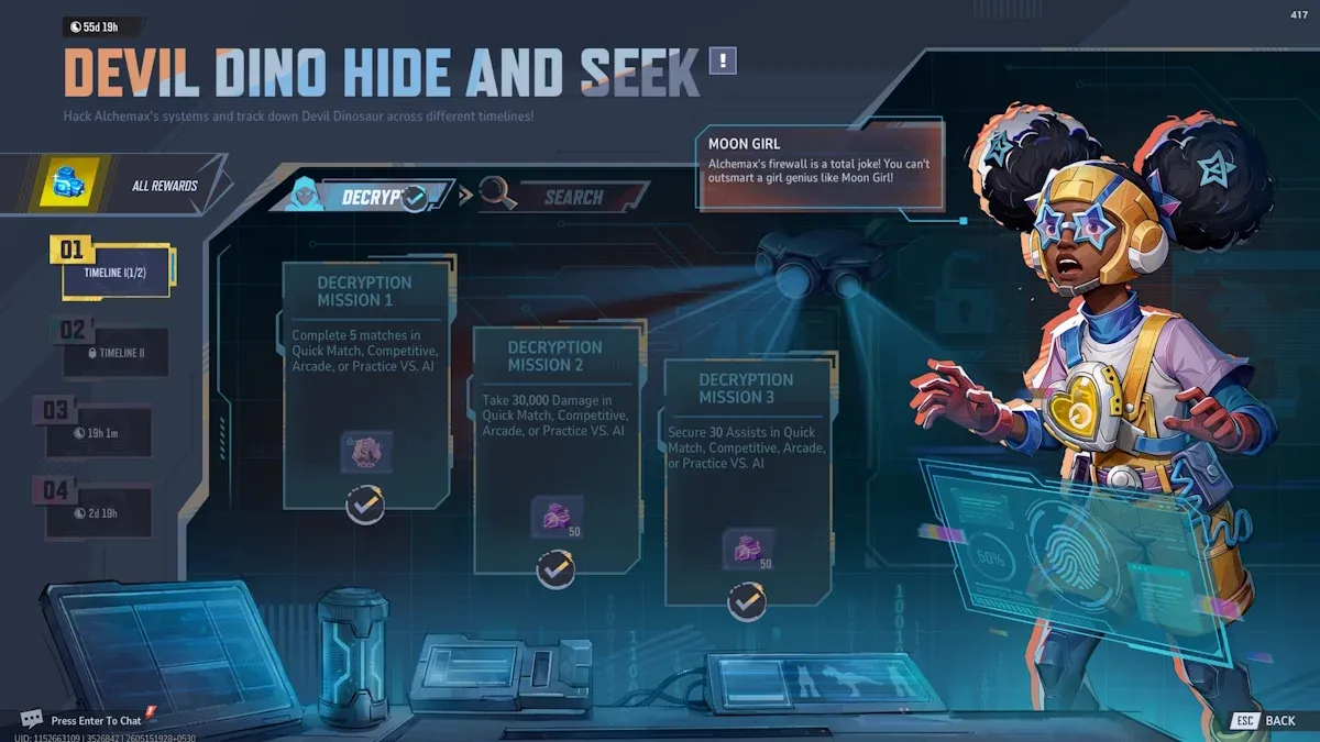 Full Hide and Seek reward pool
