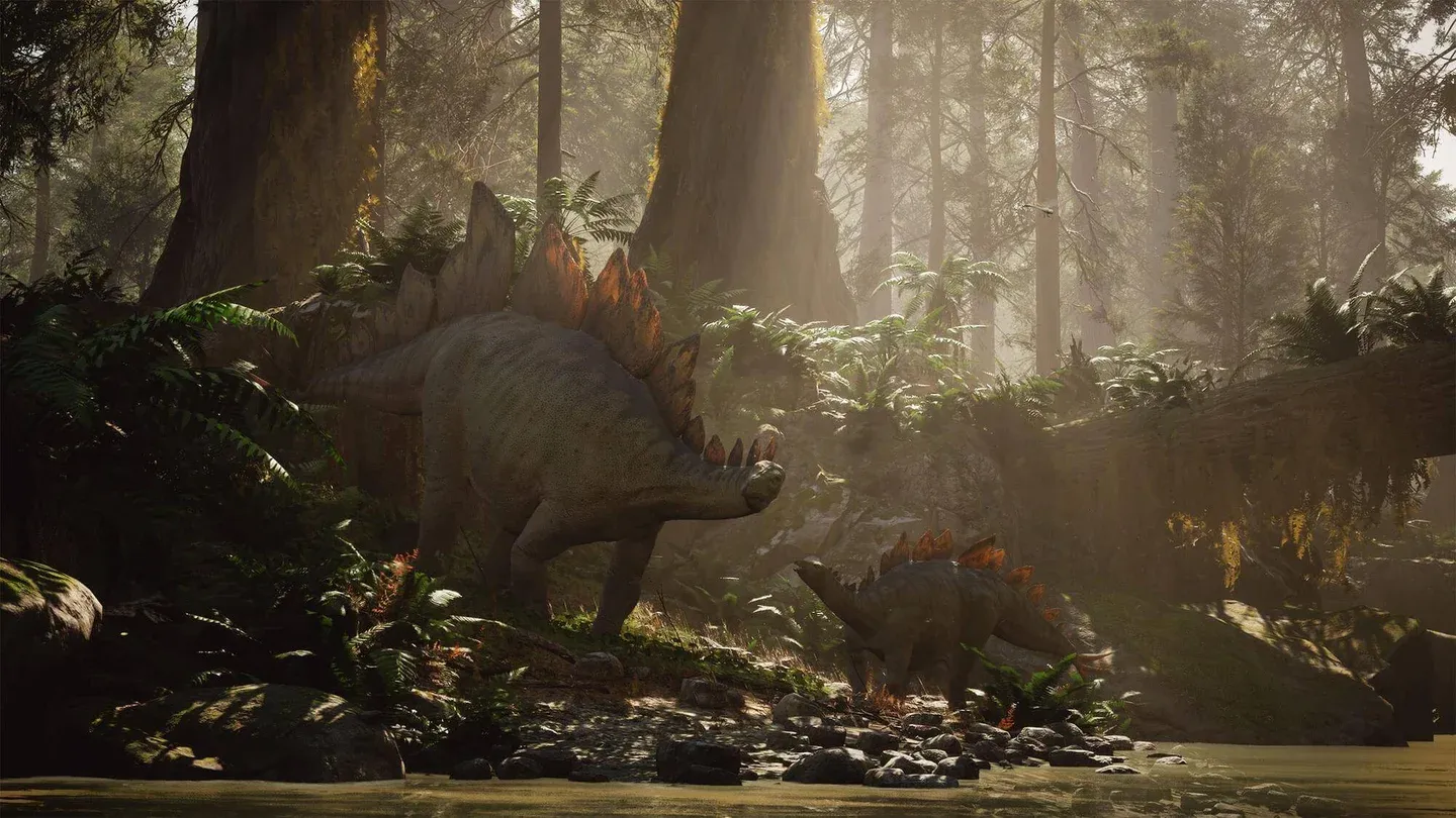 Dinosaurs rule the facility