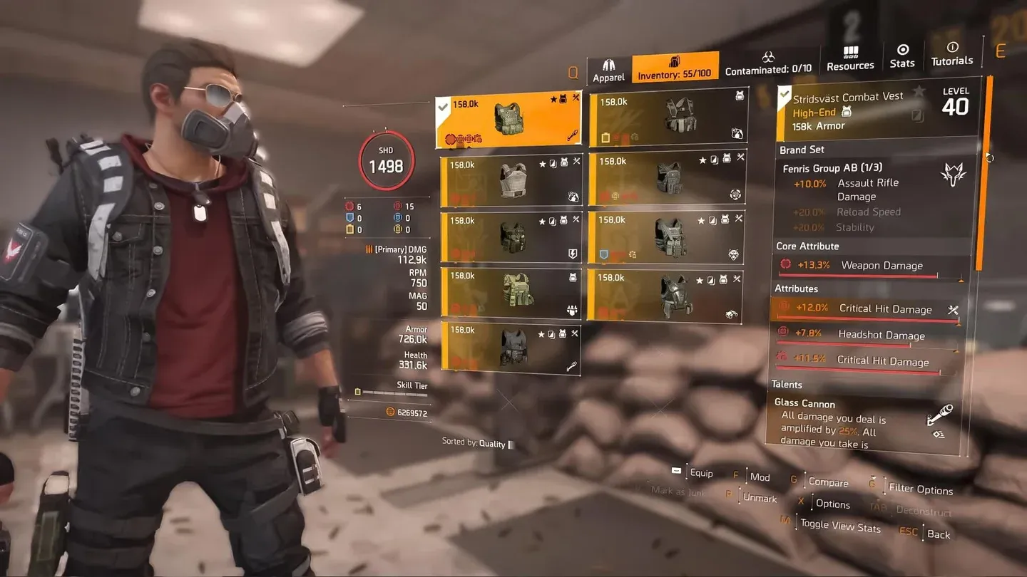 Proficiency level progress screen