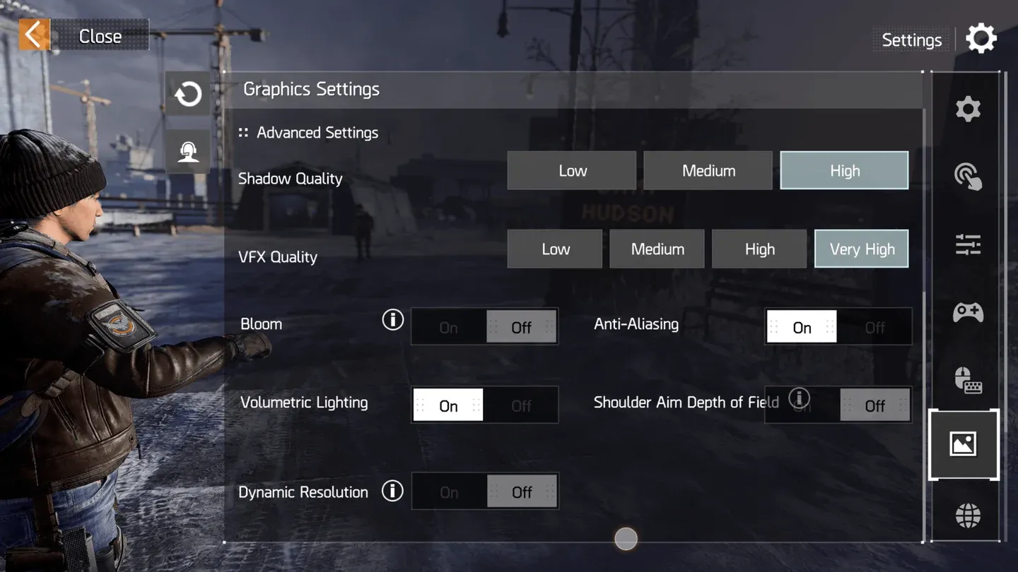 MuMu Player device model tab
