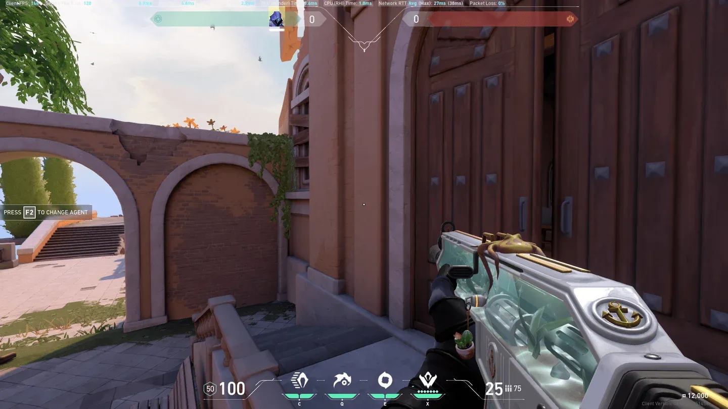 TenZ crosshair setup in VALORANT