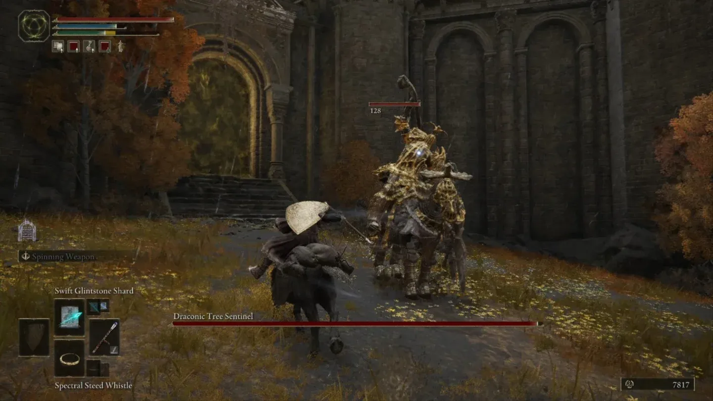 The ledge that ends the Sentinel