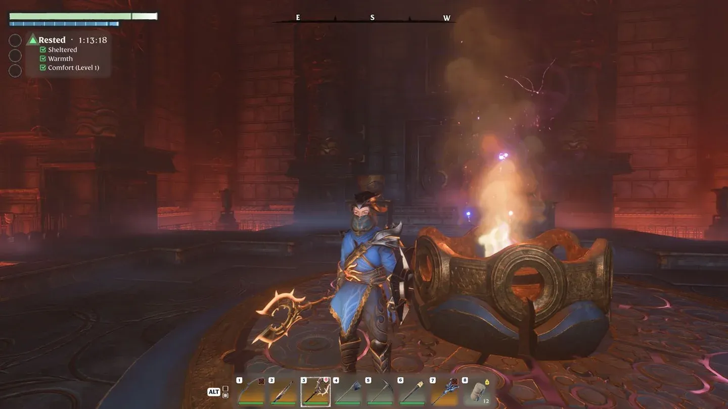 Flame Altar base setup