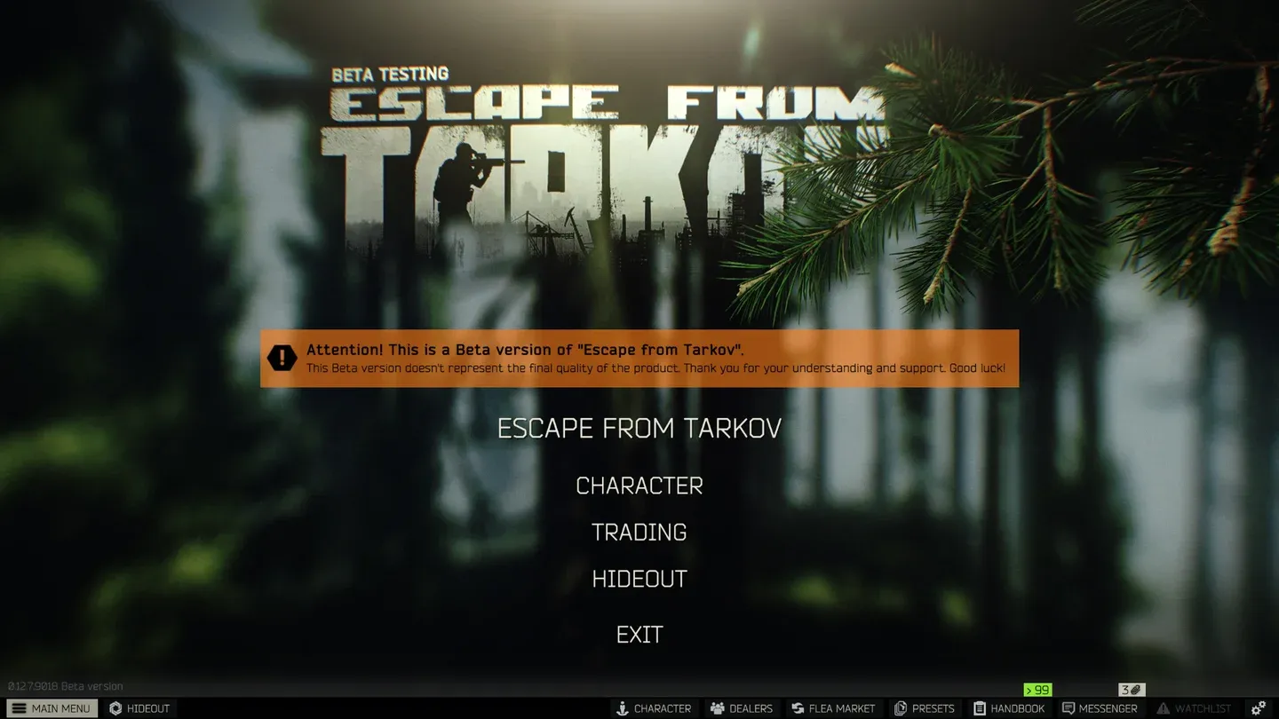 Seasonal queue selection screen