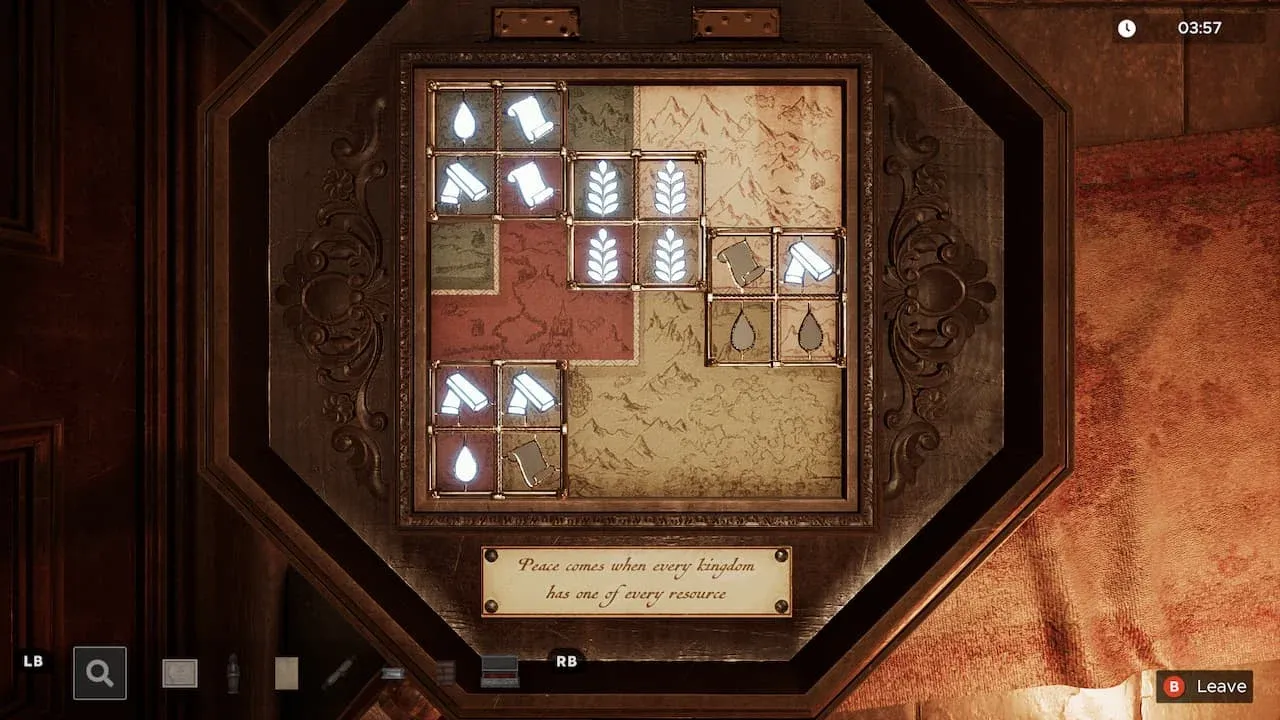 The Feast room starting point