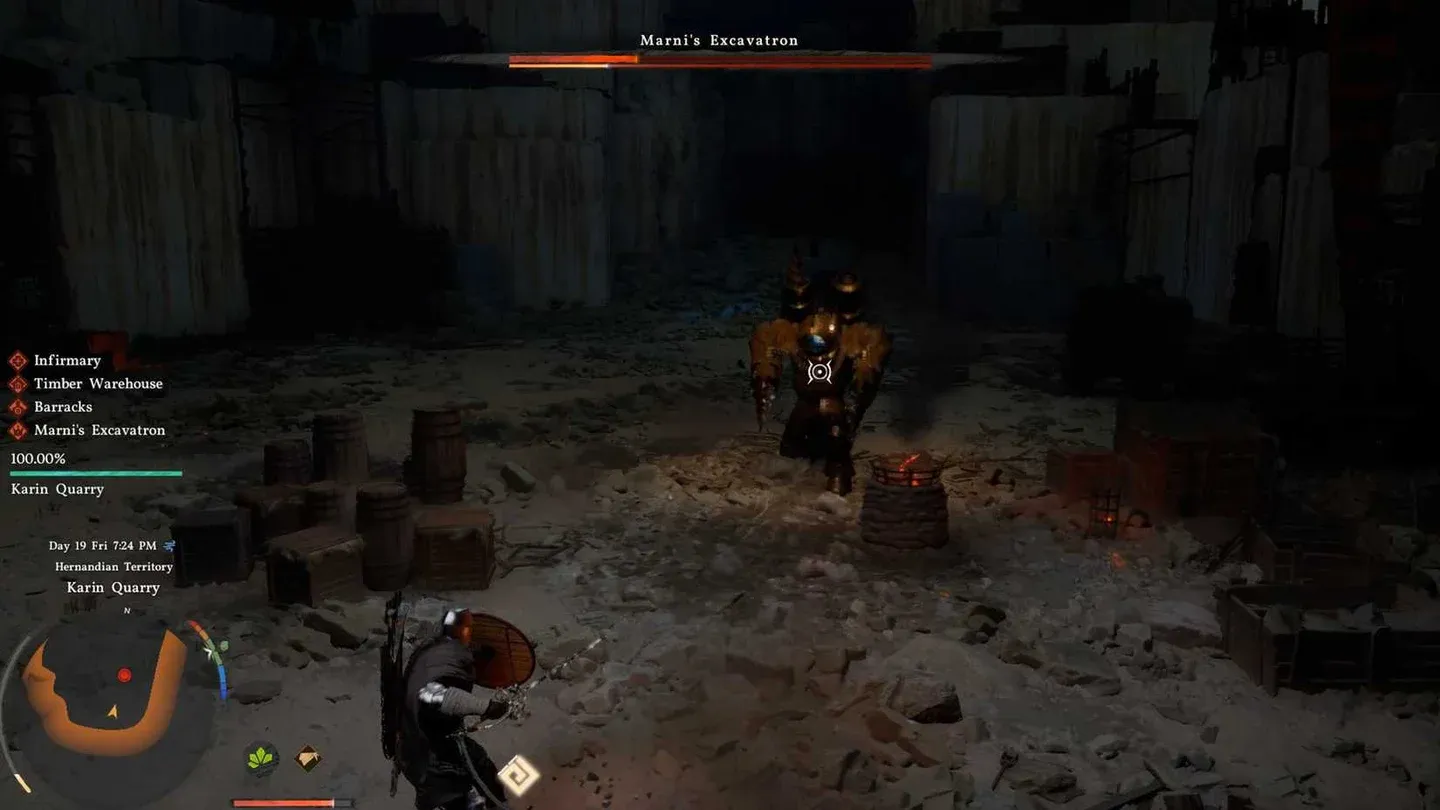 Excavatron Boss im Karin Quarry