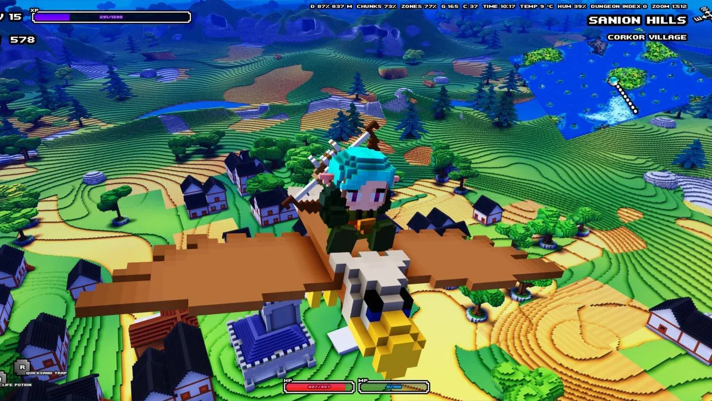 Cube World alpha build, 2026