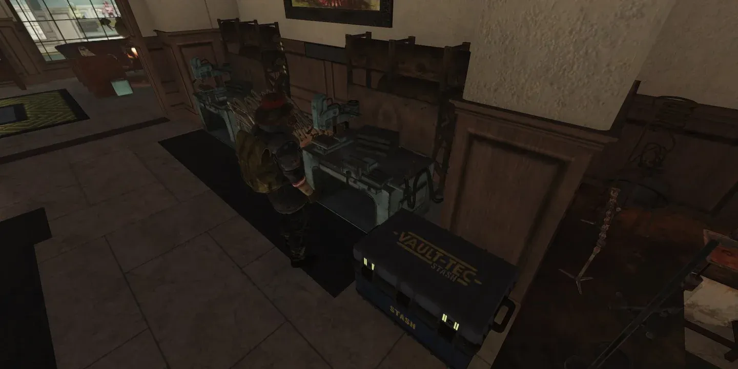 Weapon upgrade workbench view