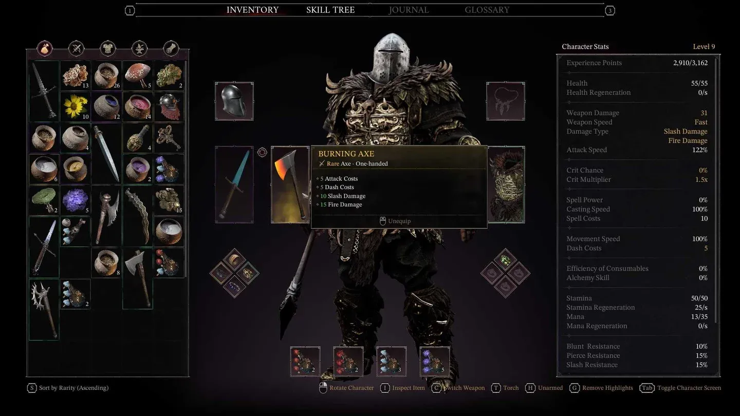 Check artifacts for hidden bonuses