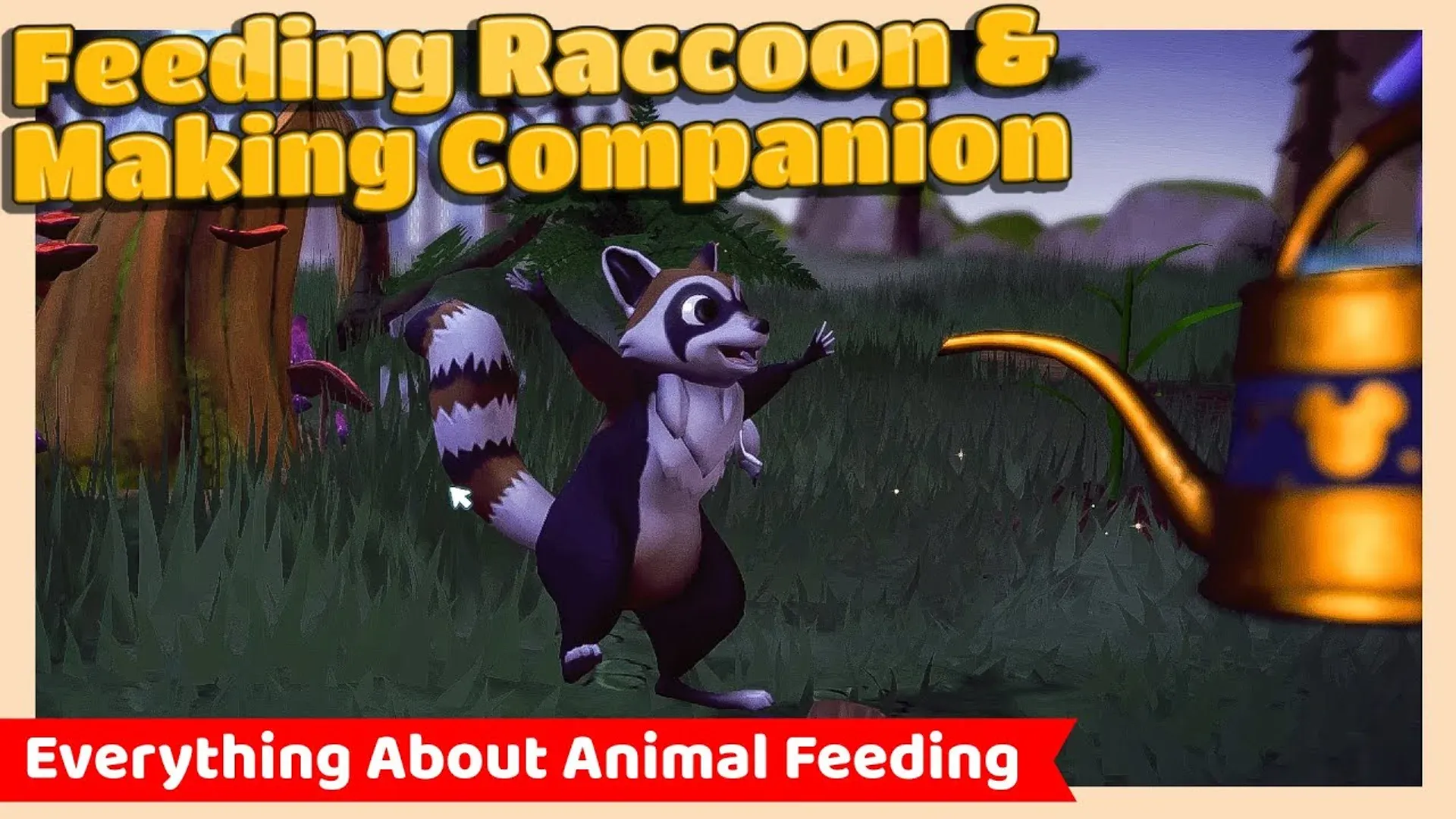 วิธีให้อาหารแรคคูนใน Disney Dreamlight Valley image