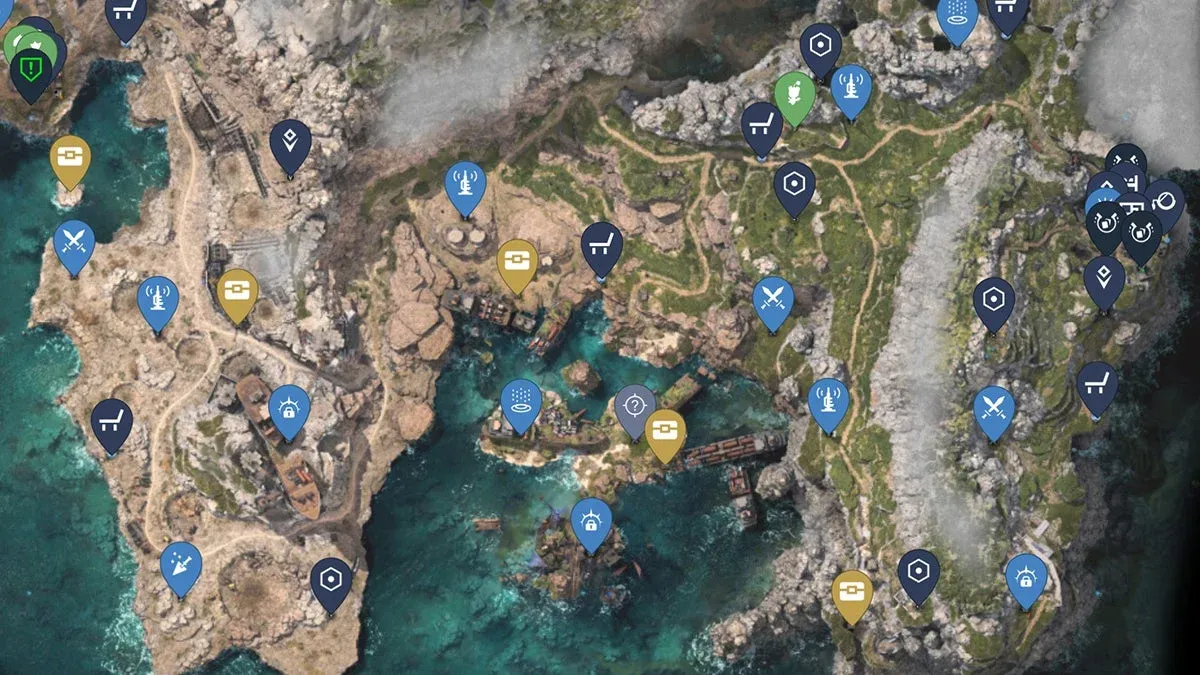 World intel region map