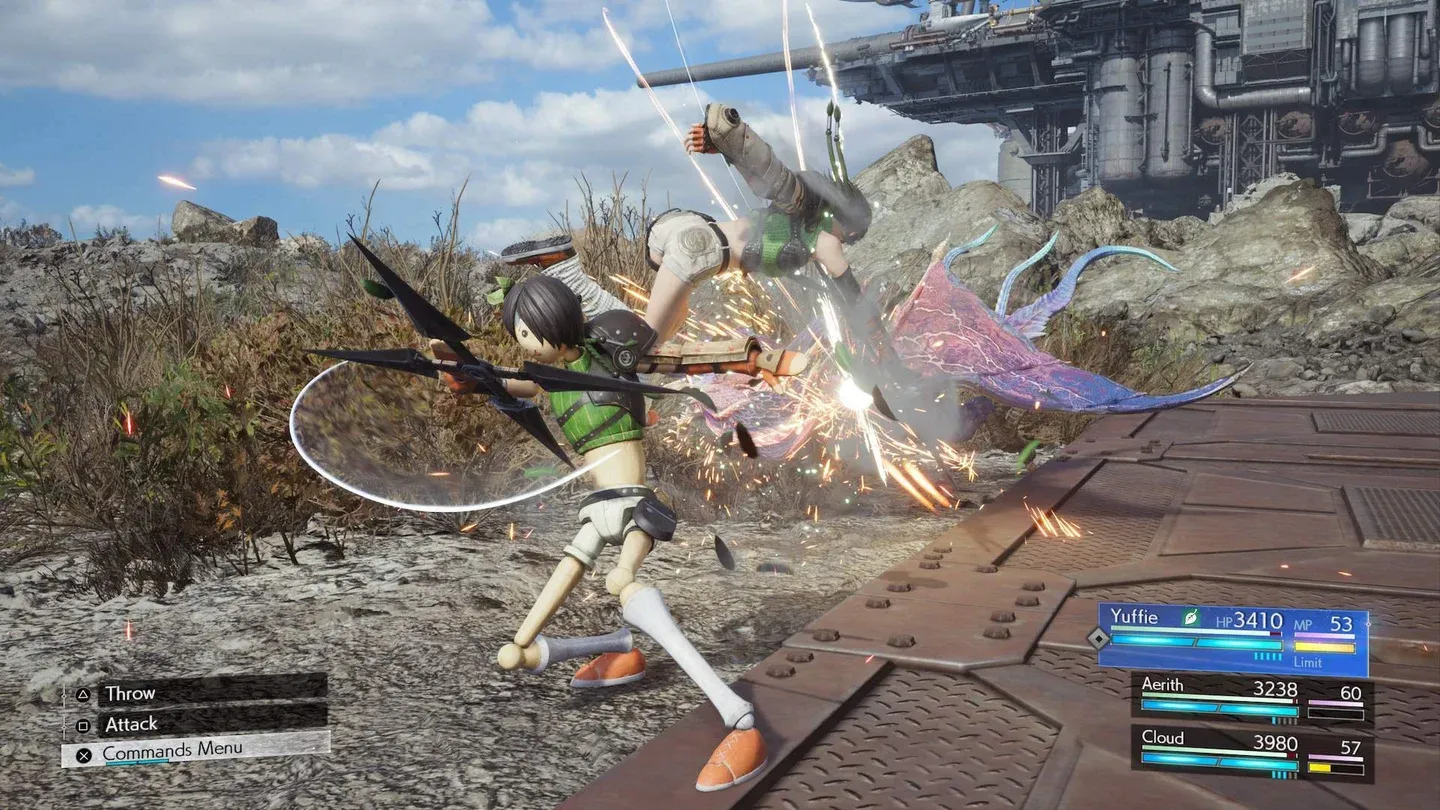 Yuffie's ninjutsu element swap
