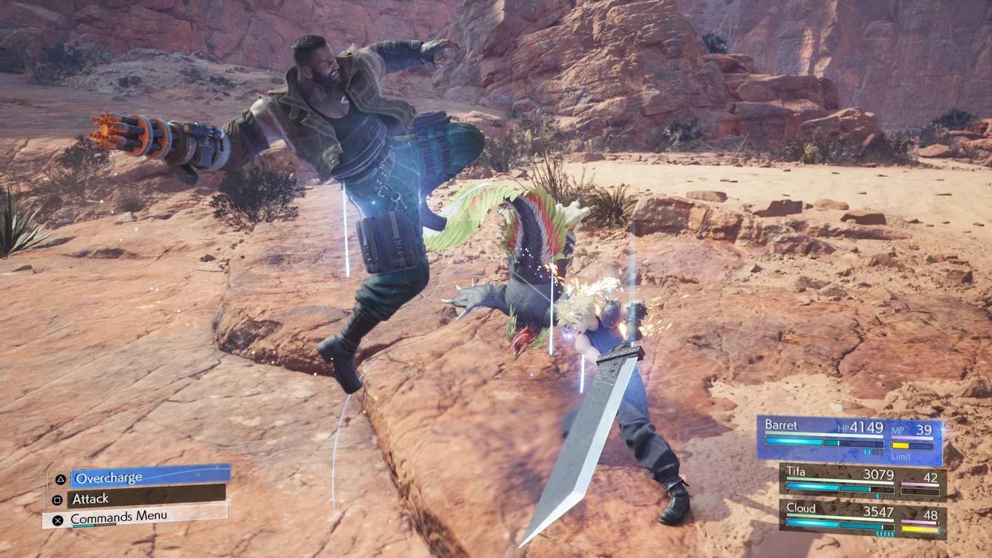 Linked materia slots on armor