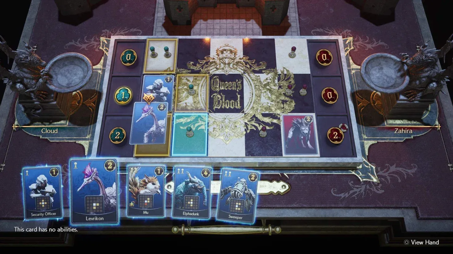 Queens Blood board layout