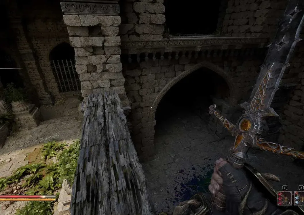Everice Blade on the ground