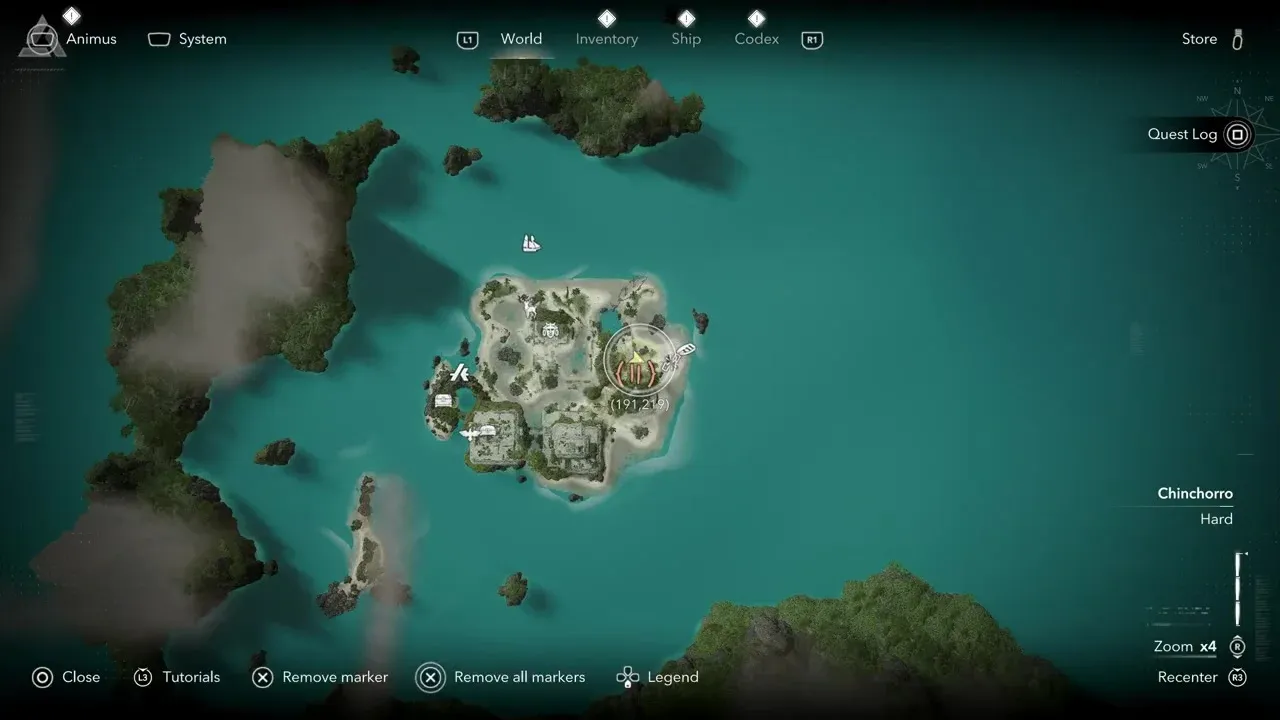 Cruz region map overview
