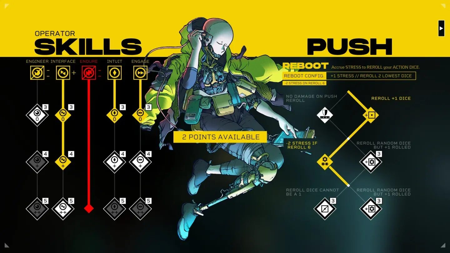 Crew roster in Starward Vector