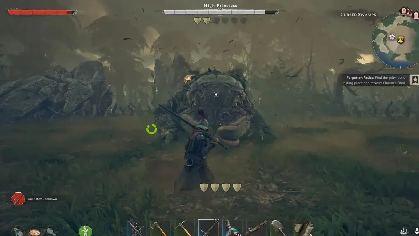 High Priestess boss fight