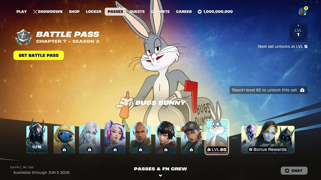 Bugs Bunny joins the island