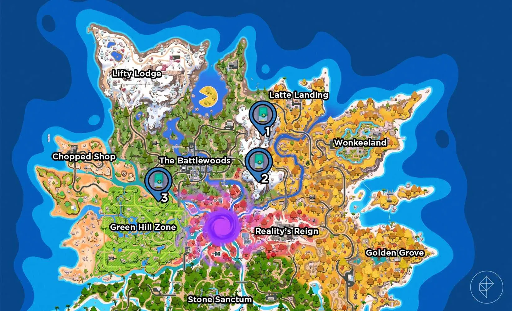 All audio log locations in Fortnite Chapter 7 Season 4