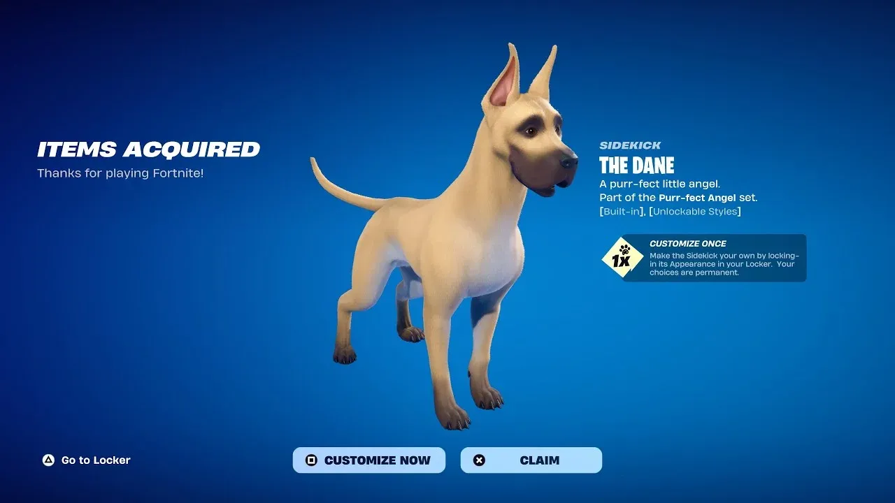 Fortnite's The Dane Sidekick Is Free for Every Player Right Now