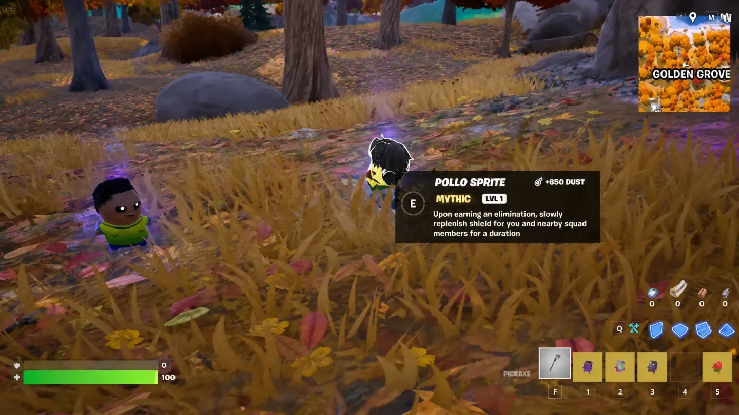 Sprite Chest drop odds