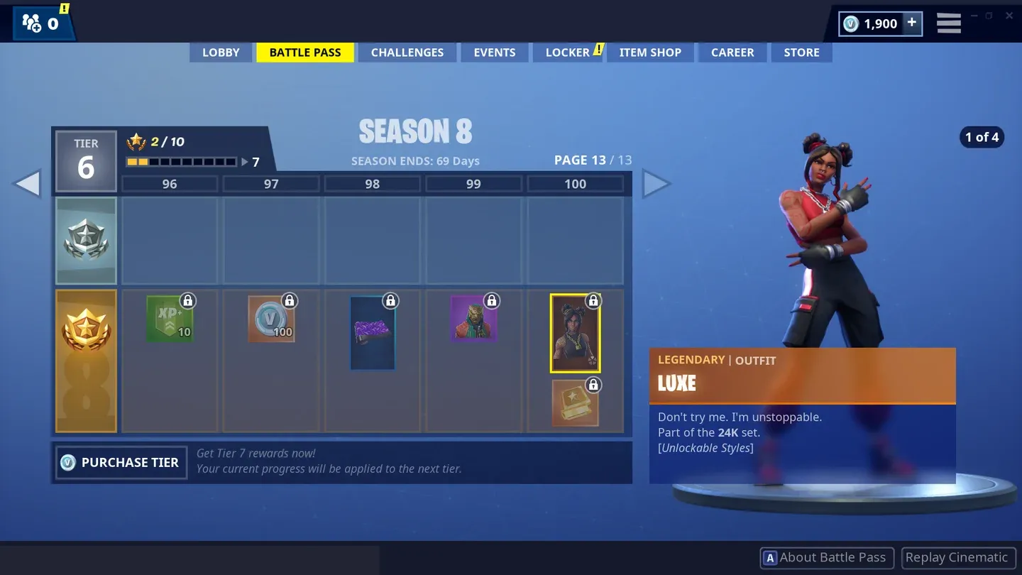 Season 8 remix skin lineup