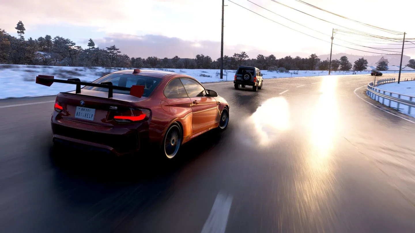 Photo mode snap of the BMW M2
