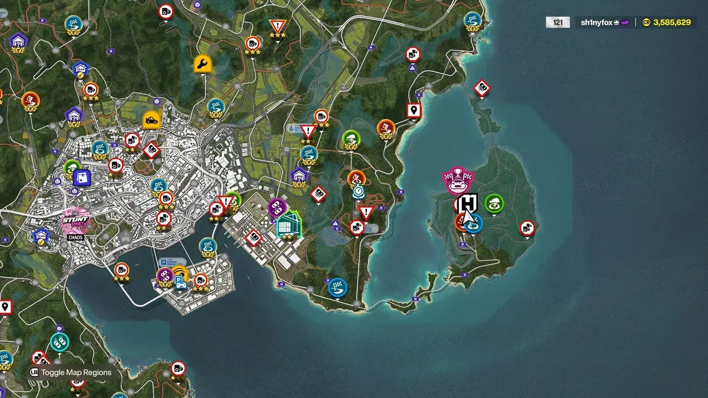 Bonus Board minimap marker
