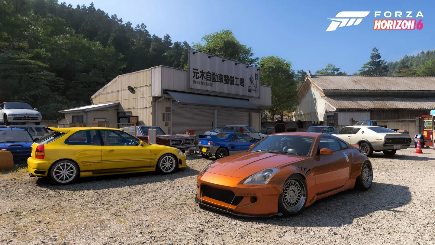 Full garage collection view