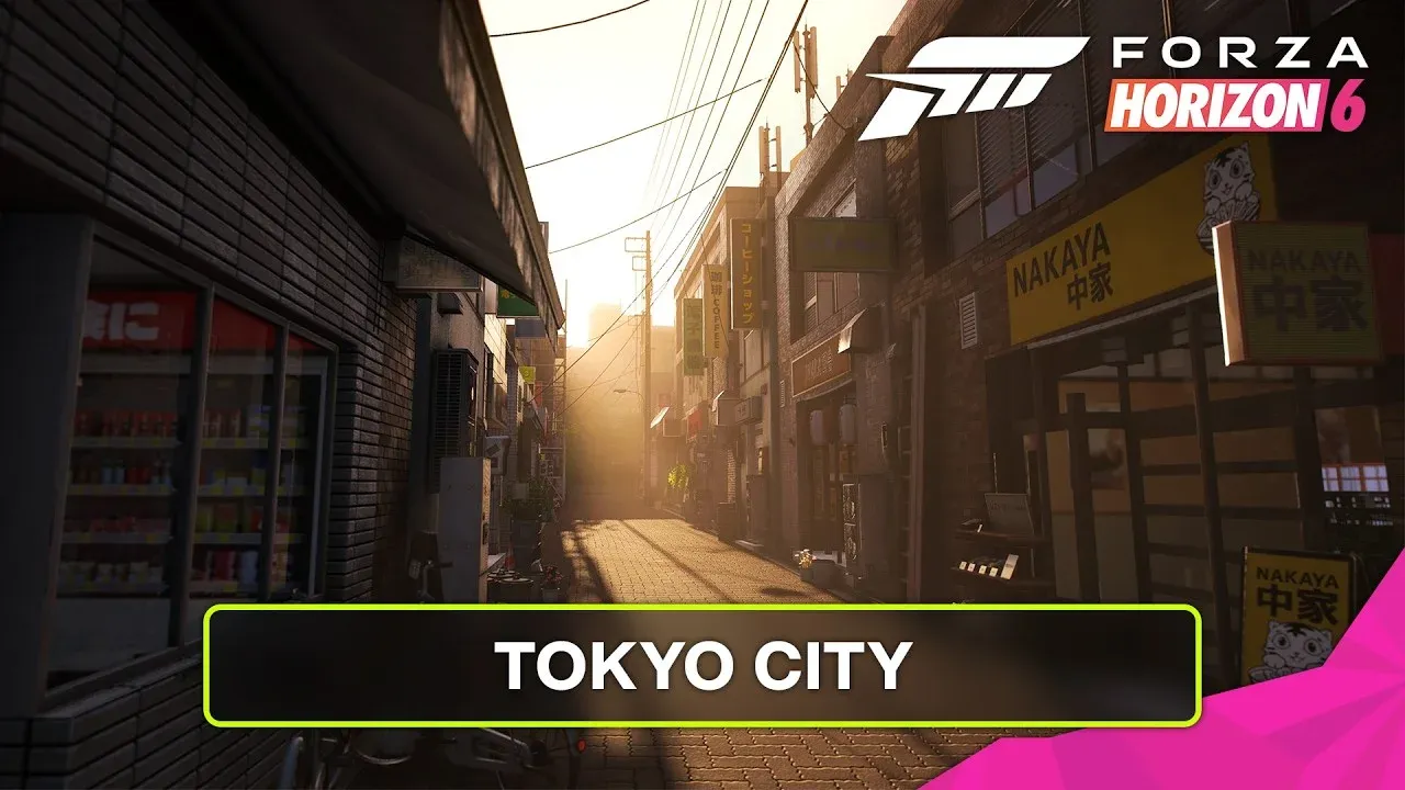 Tokyo streets in Forza Horizon 6